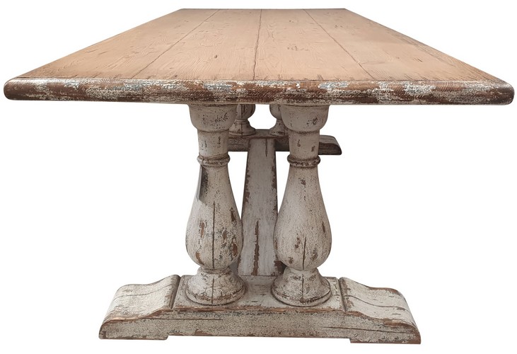 Furniture Versailles Dining Table, Versaille Pedestal Leg Dining Table